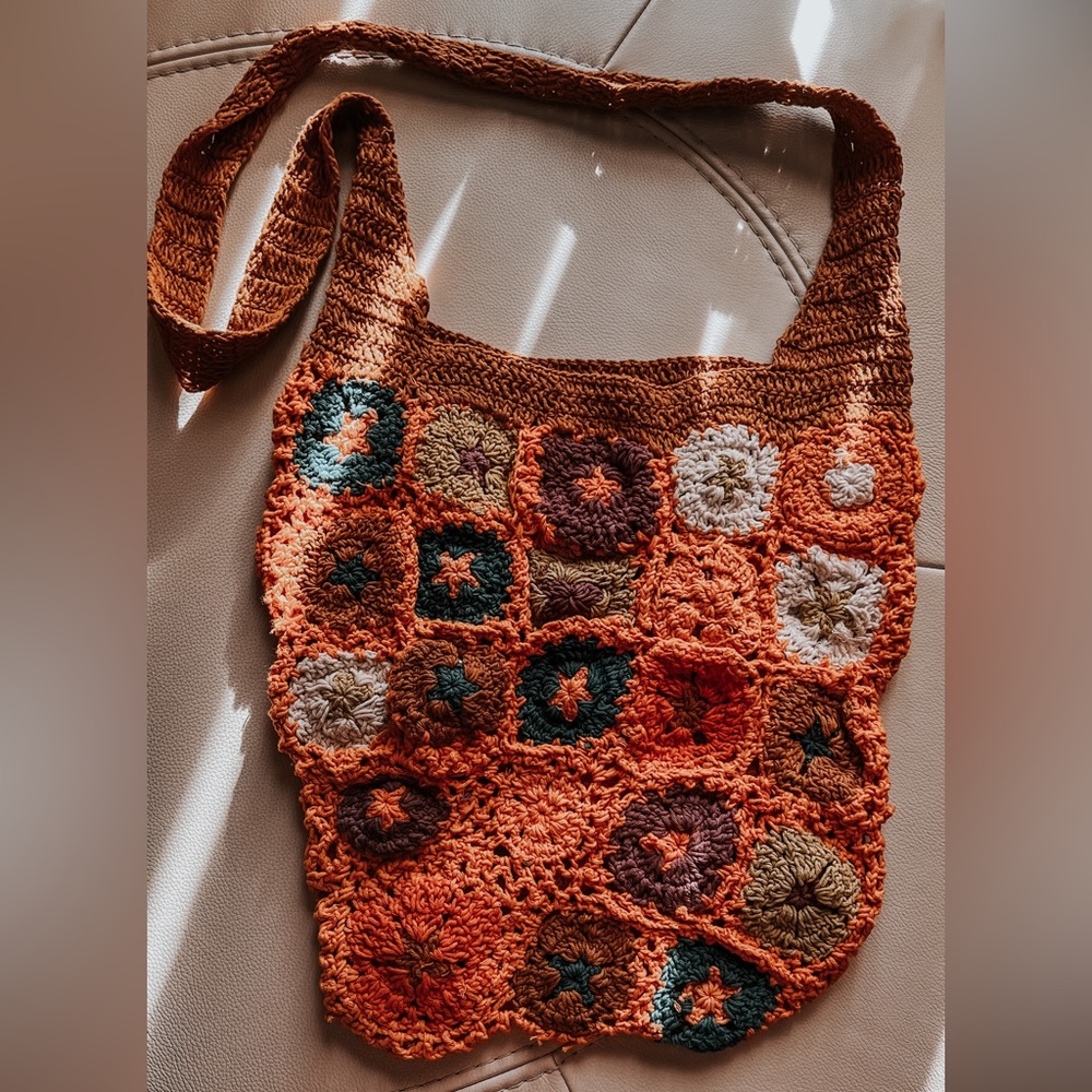 Urban outfitters Crochet Woven Shoulder Bag